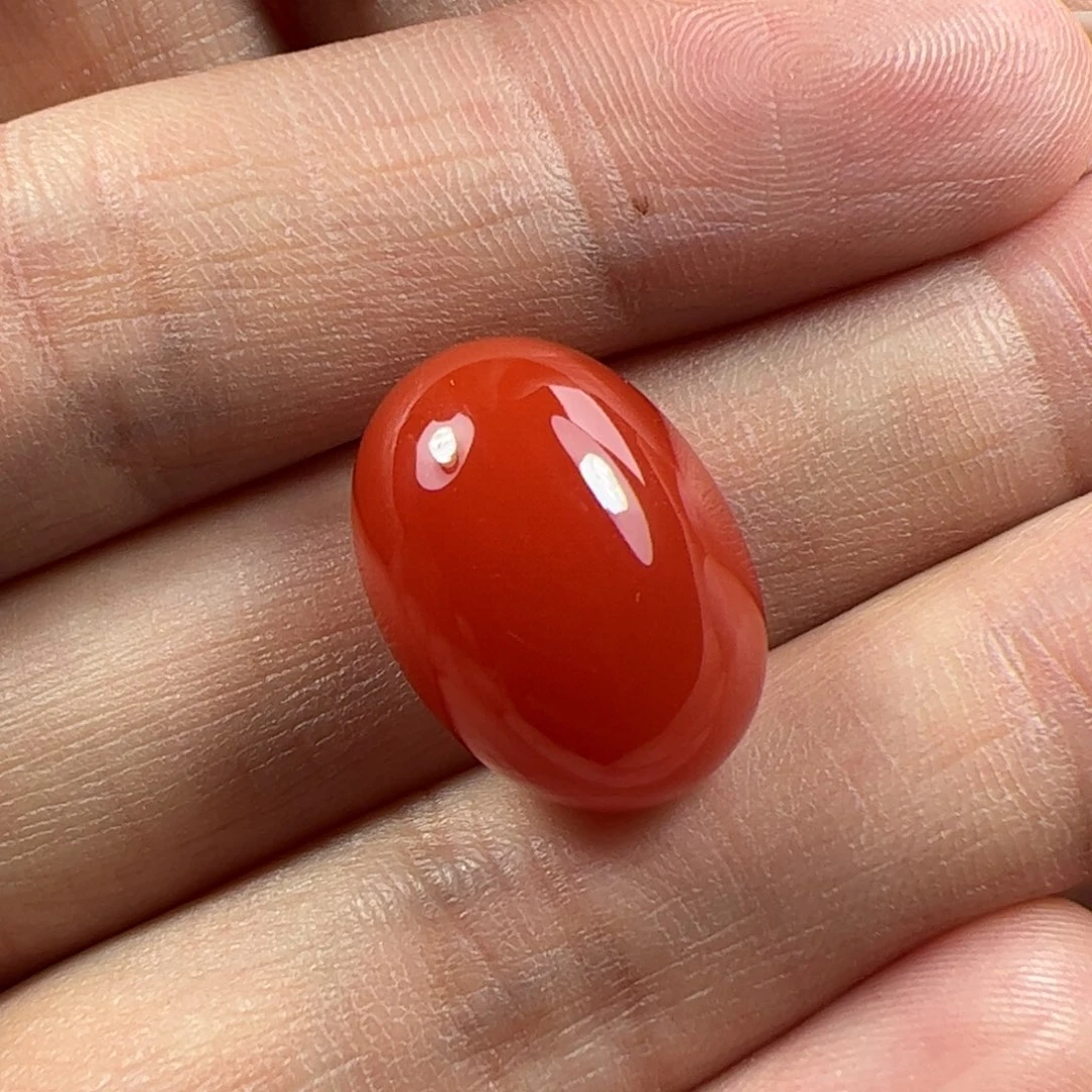 未镶嵌蛋面南红玛瑙