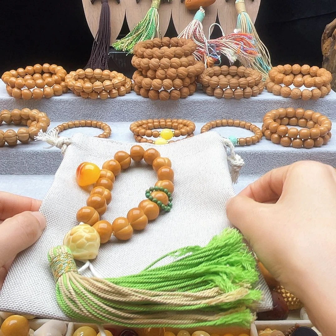 猴头核桃吊坠屁桃手持diy