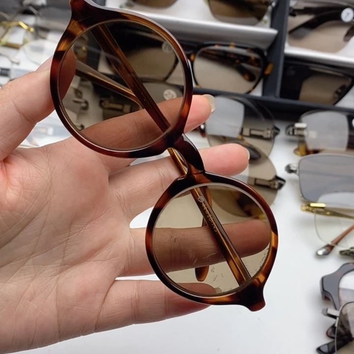 天然水晶石头眼镜