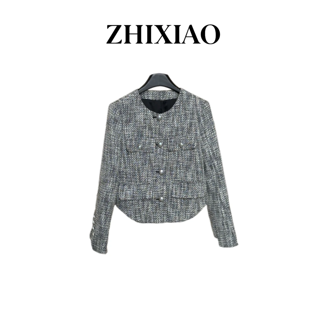 【ZHIXIAO】秋冬新款:小香风外套7622