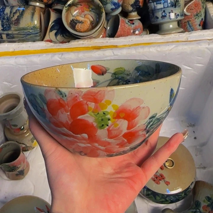 瓷片景德镇陶瓷手工手绘