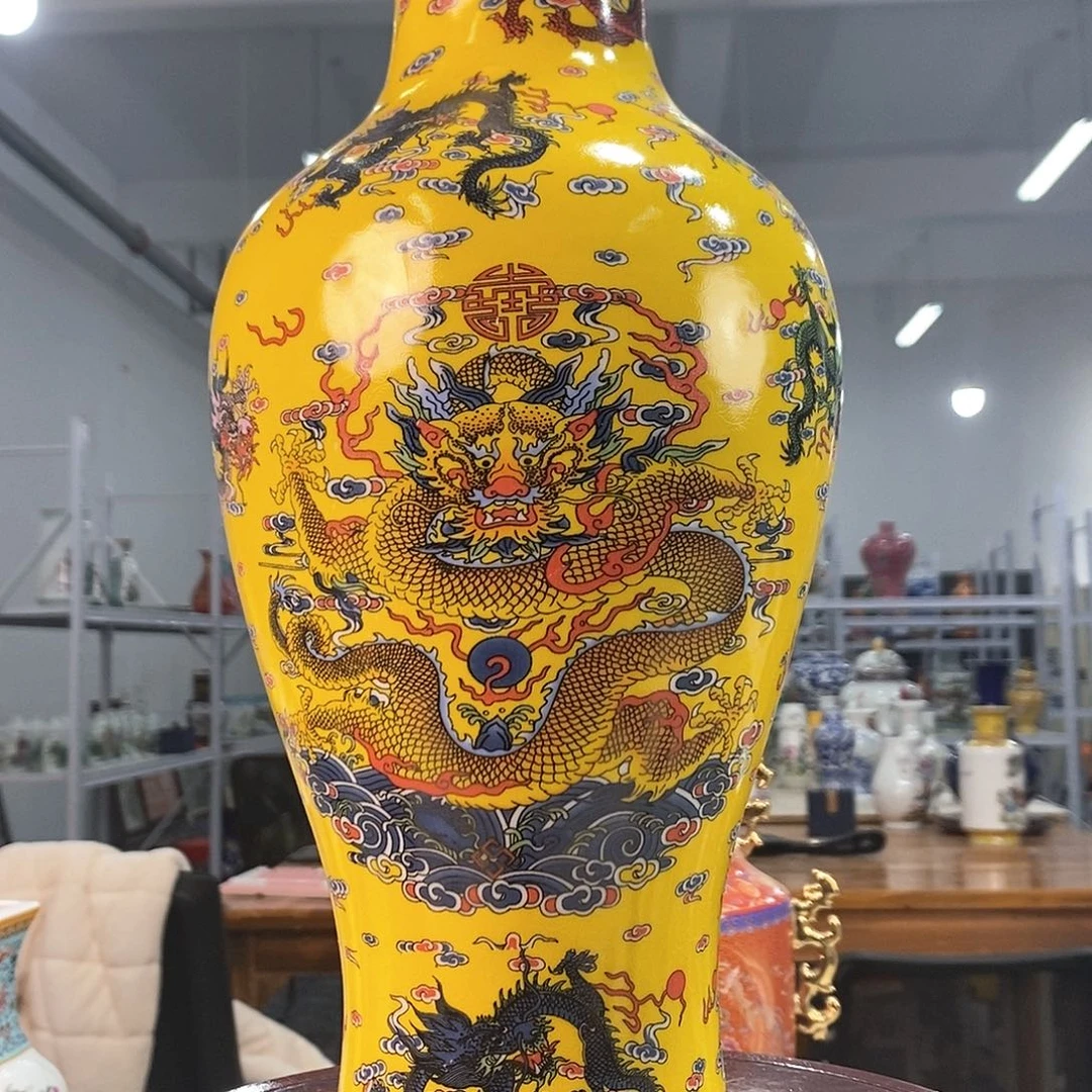 摆件景德镇陶瓷花瓶摆件