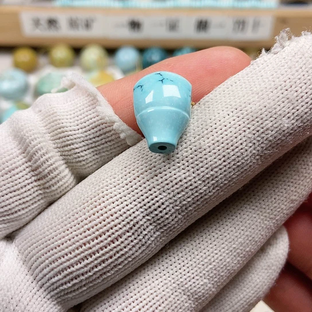 未镶嵌绿松石珠宝半成品