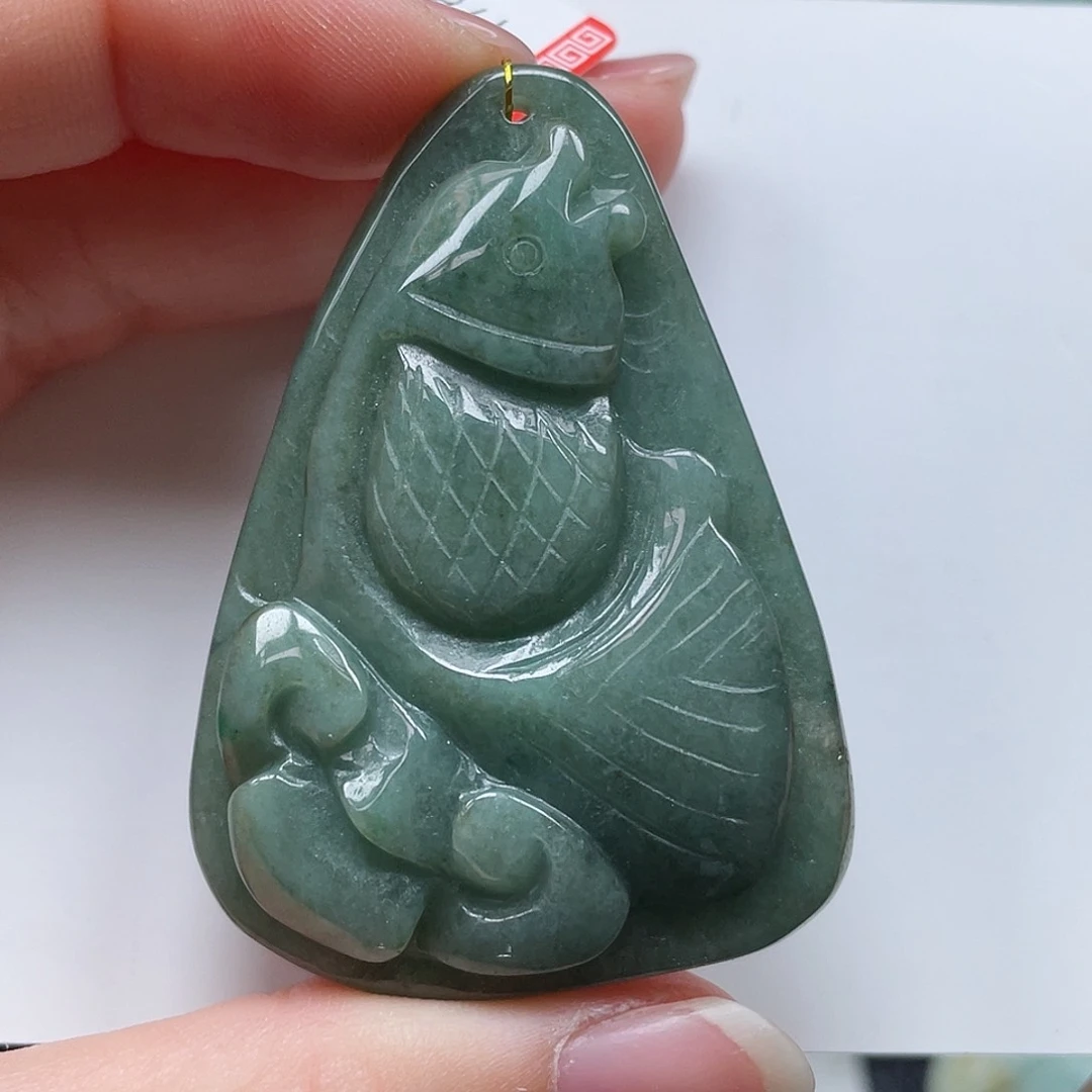 翡翠未镶嵌吊坠(不含链)翡翠