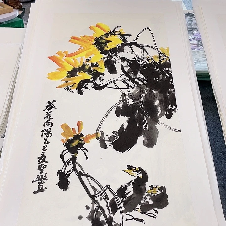 国画张圣敏先生纯手绘作品