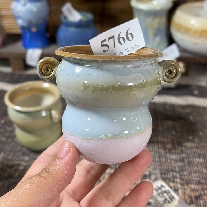 口5 手工花盆满30包邮