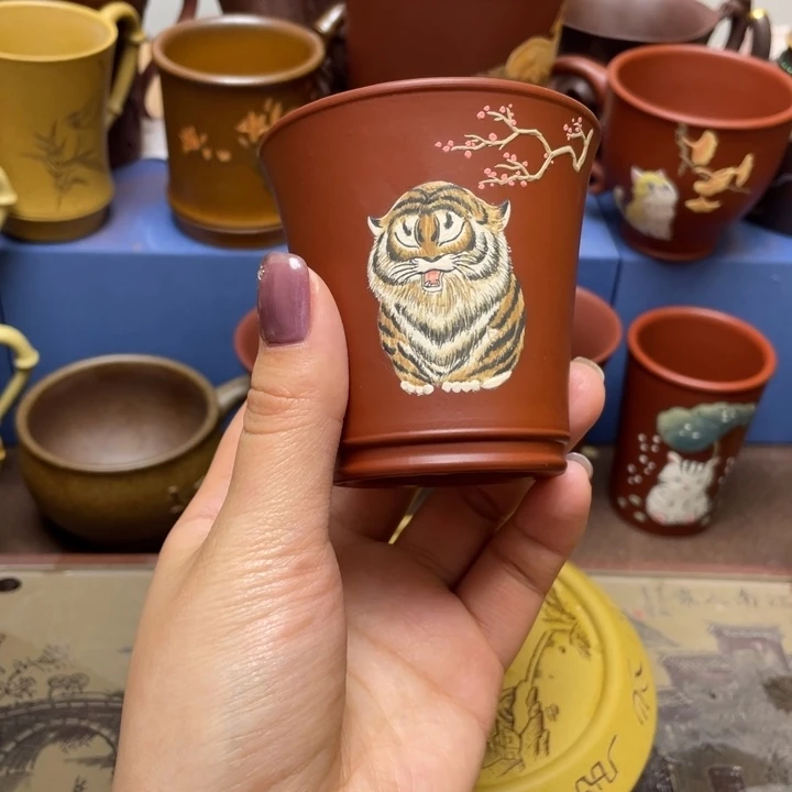 紫砂茶杯紫砂主人杯