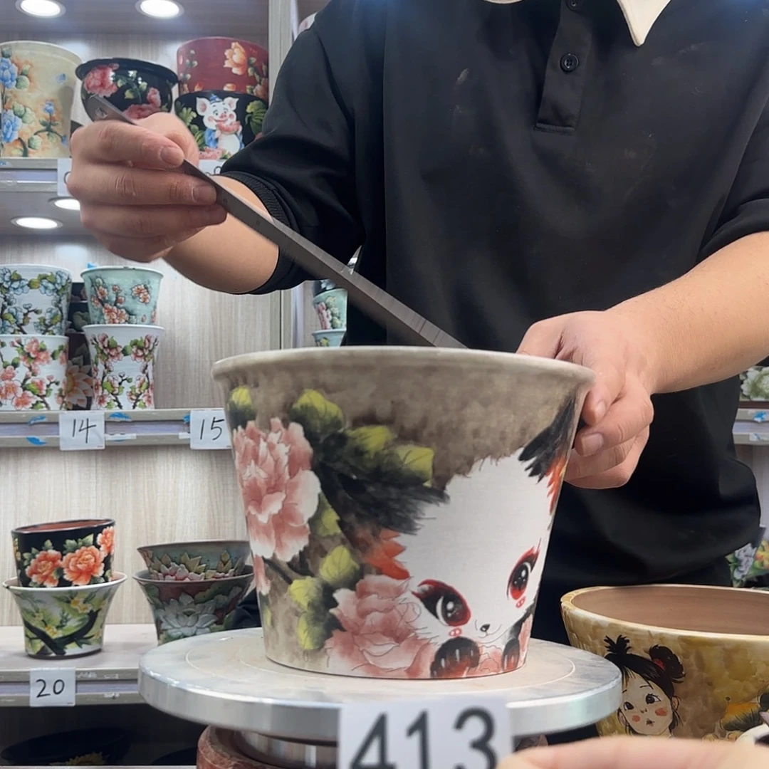 花盆紫砂瑕疵瑕疵413
