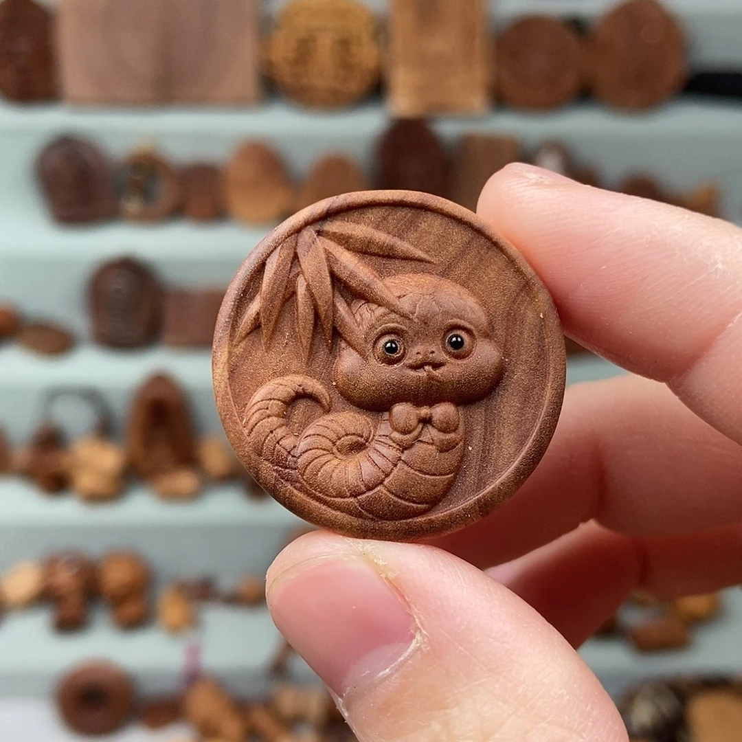 檀香木无事牌?*7默认微瑕