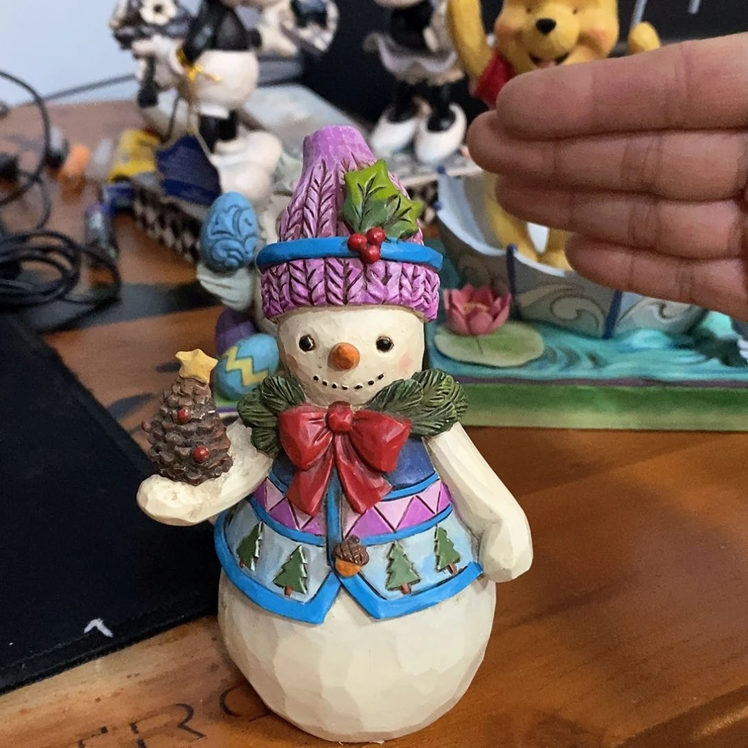 树脂制品JS雪人小精品