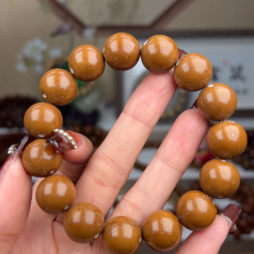 紫金鼠手串S****.卡14.6半实心光珠