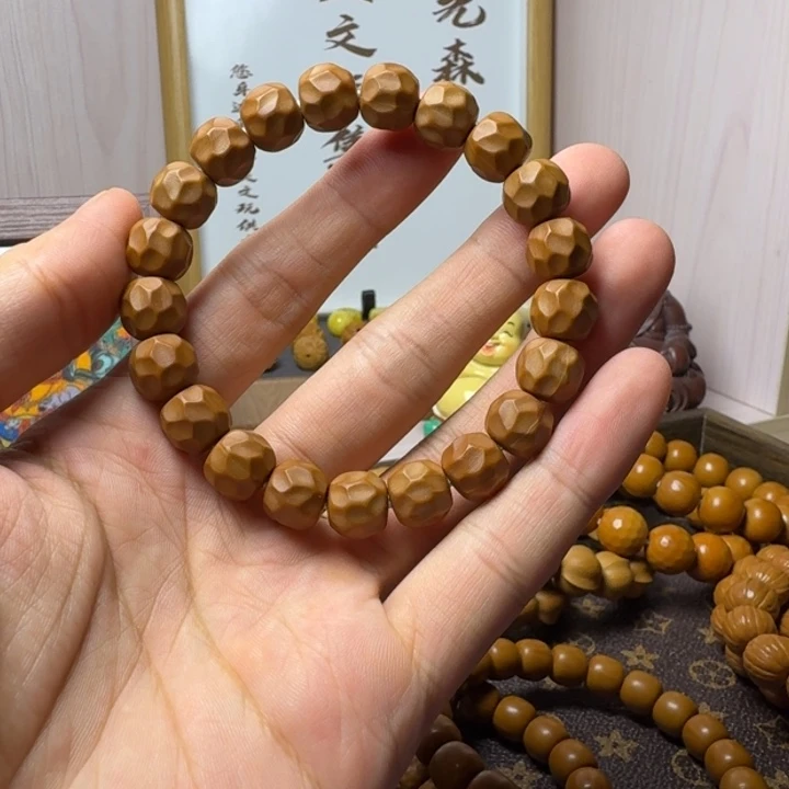 猴头核桃手串全品猴头核桃雕刻黑金无相