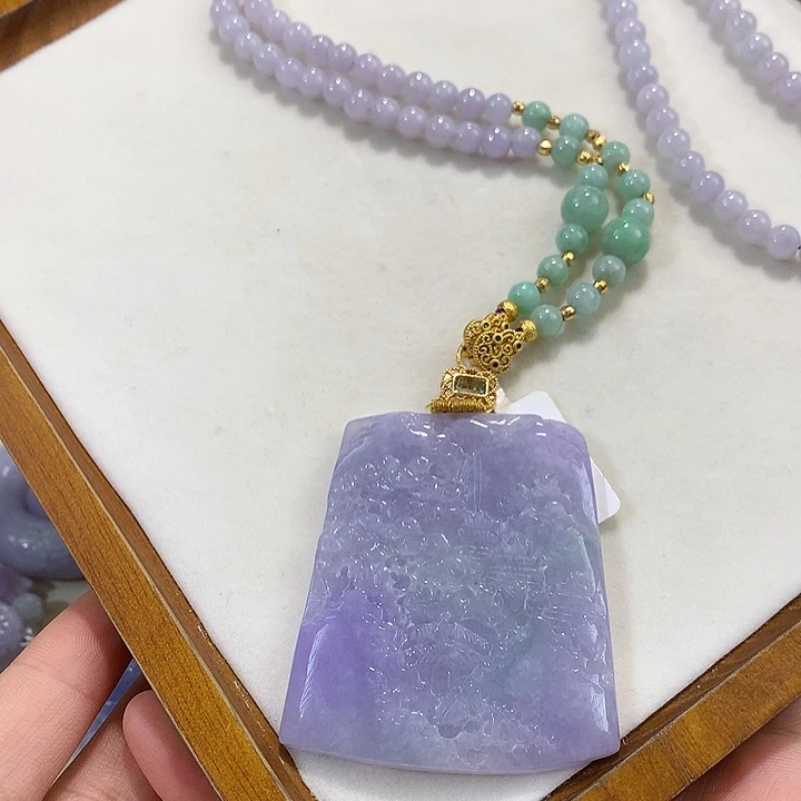 翡翠未镶嵌颈饰翡翠吊坠