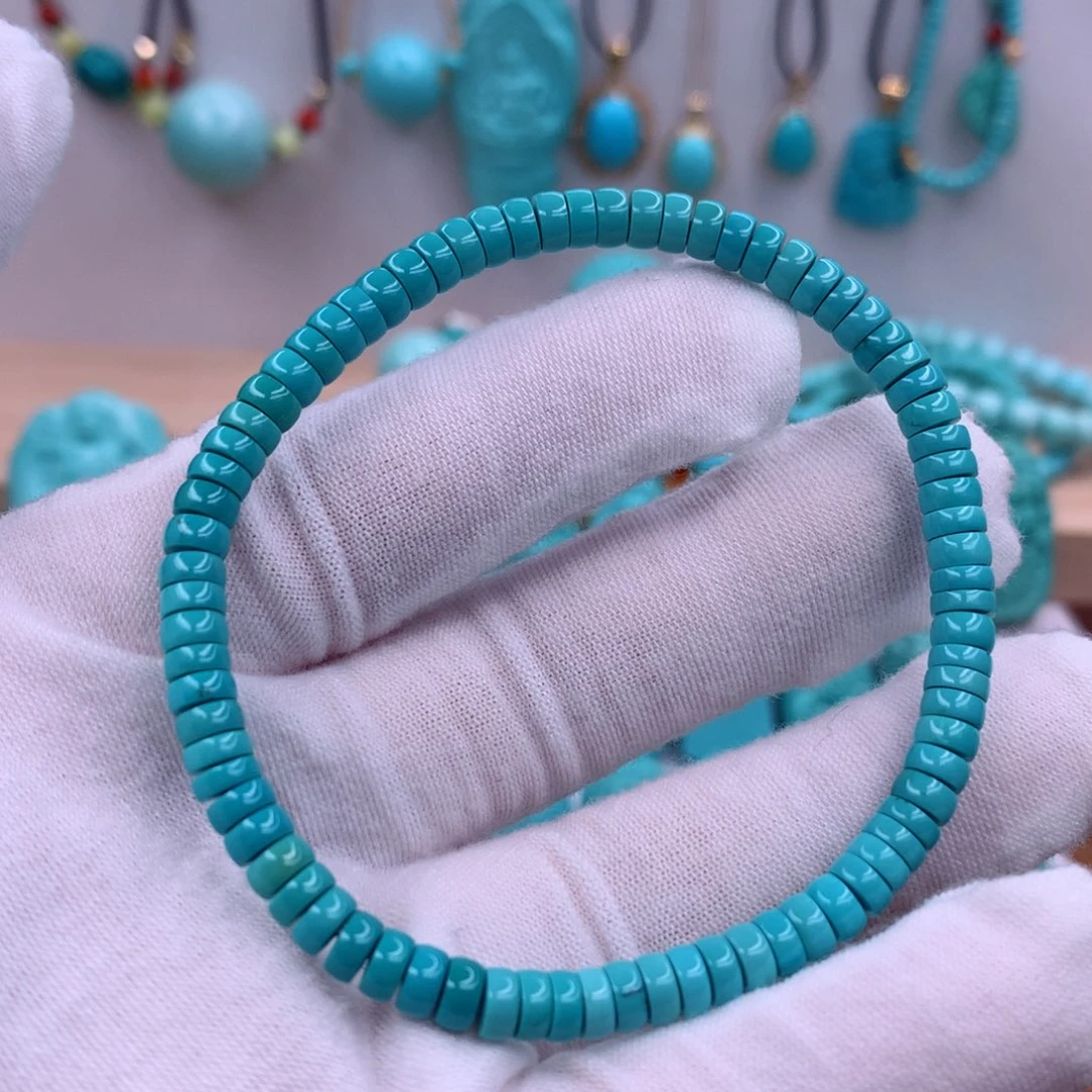 绿松石未镶嵌挂件