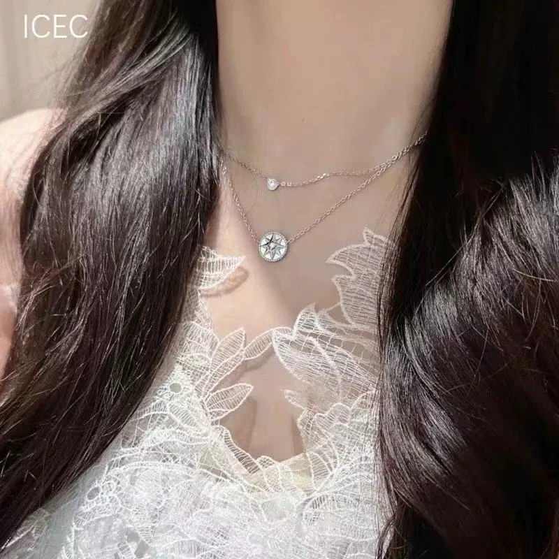 铜合金项链 016---八芒星项链