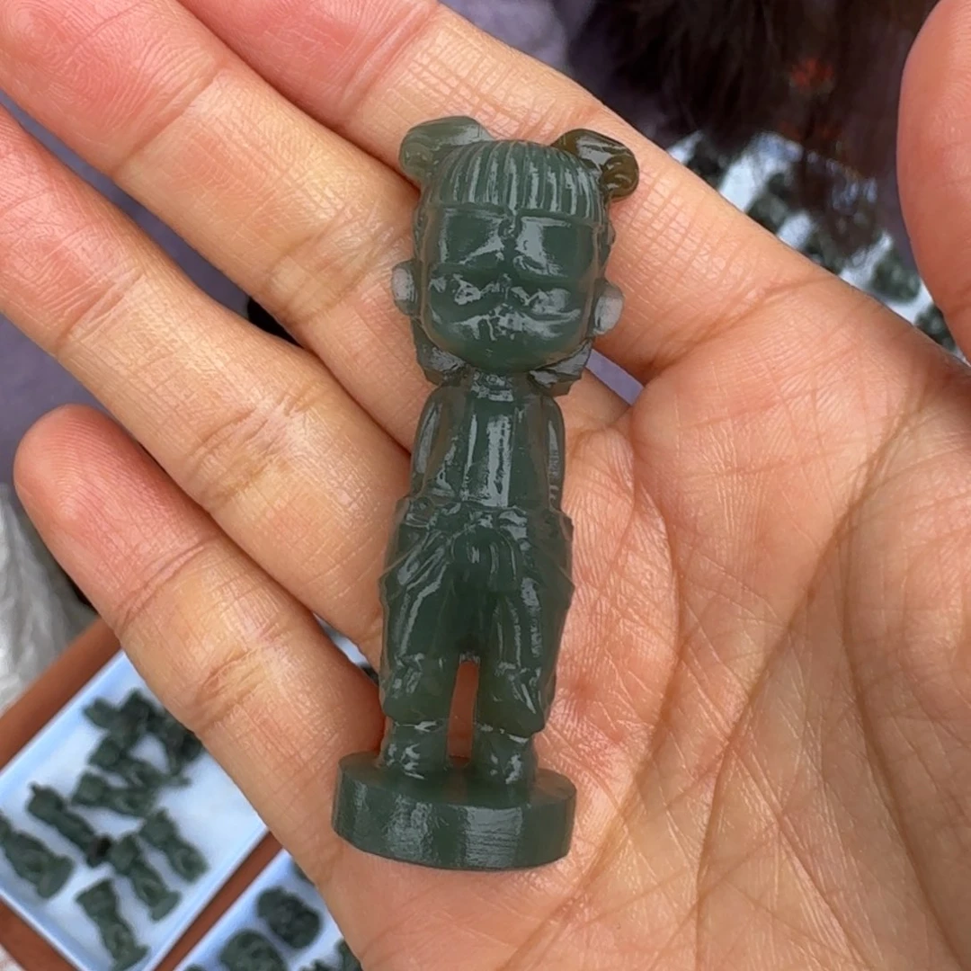 和田玉颈饰未镶嵌且末蓝挂件多样性拍一发一