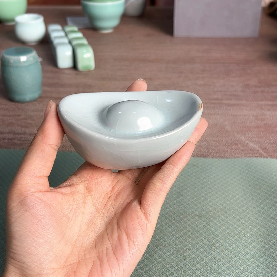 龙泉云间青瓷小米茶器