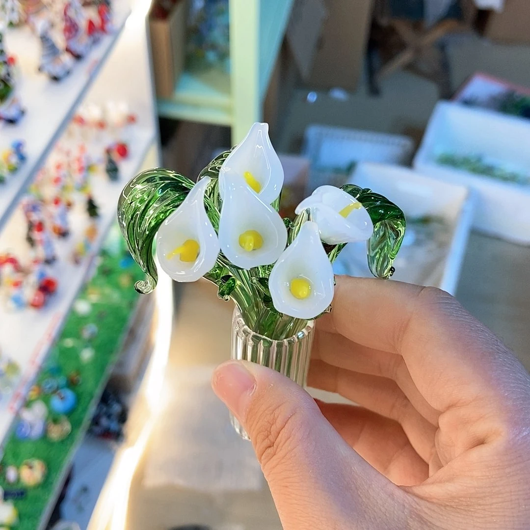 琉璃手工艺品马蹄莲