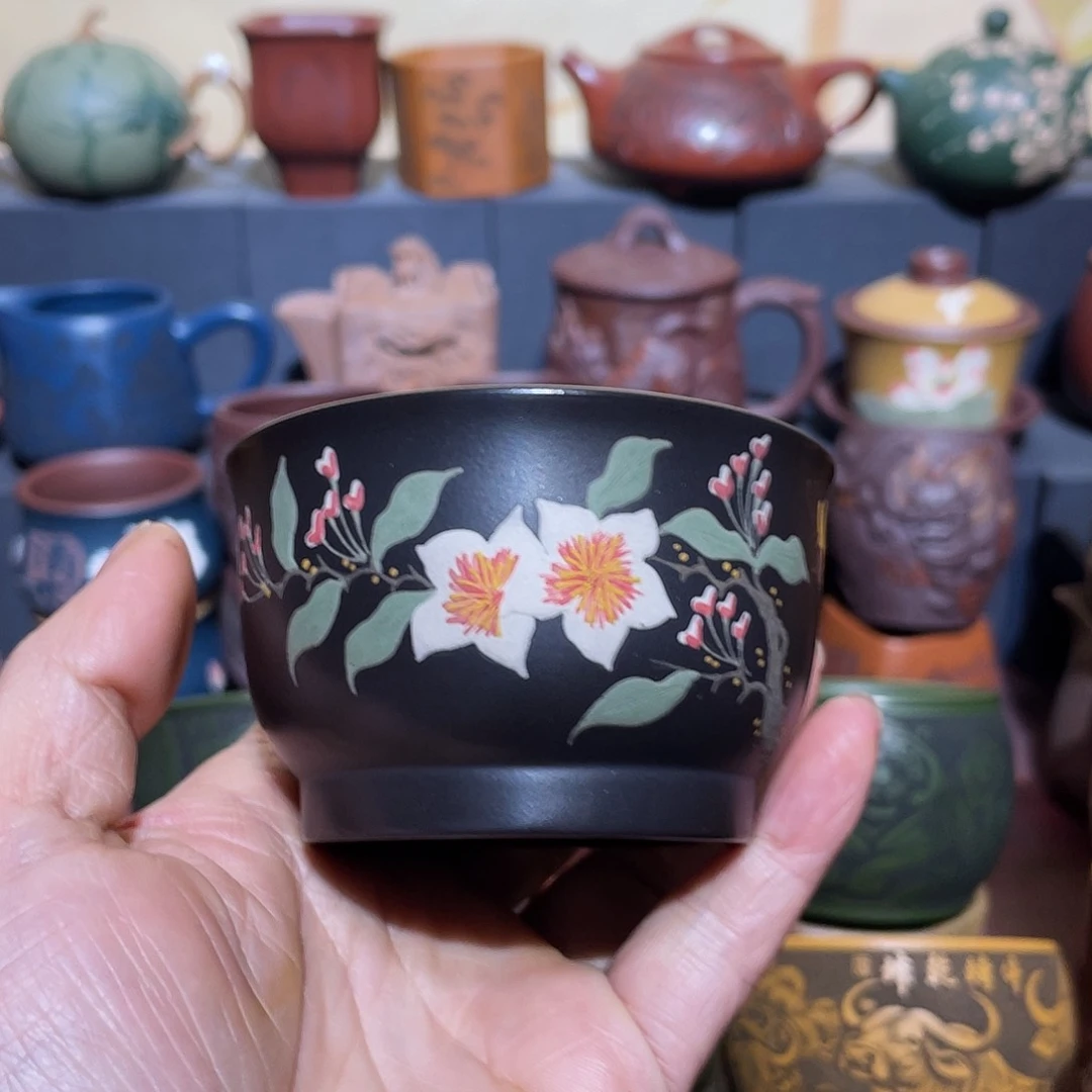 原矿紫砂手工主人杯