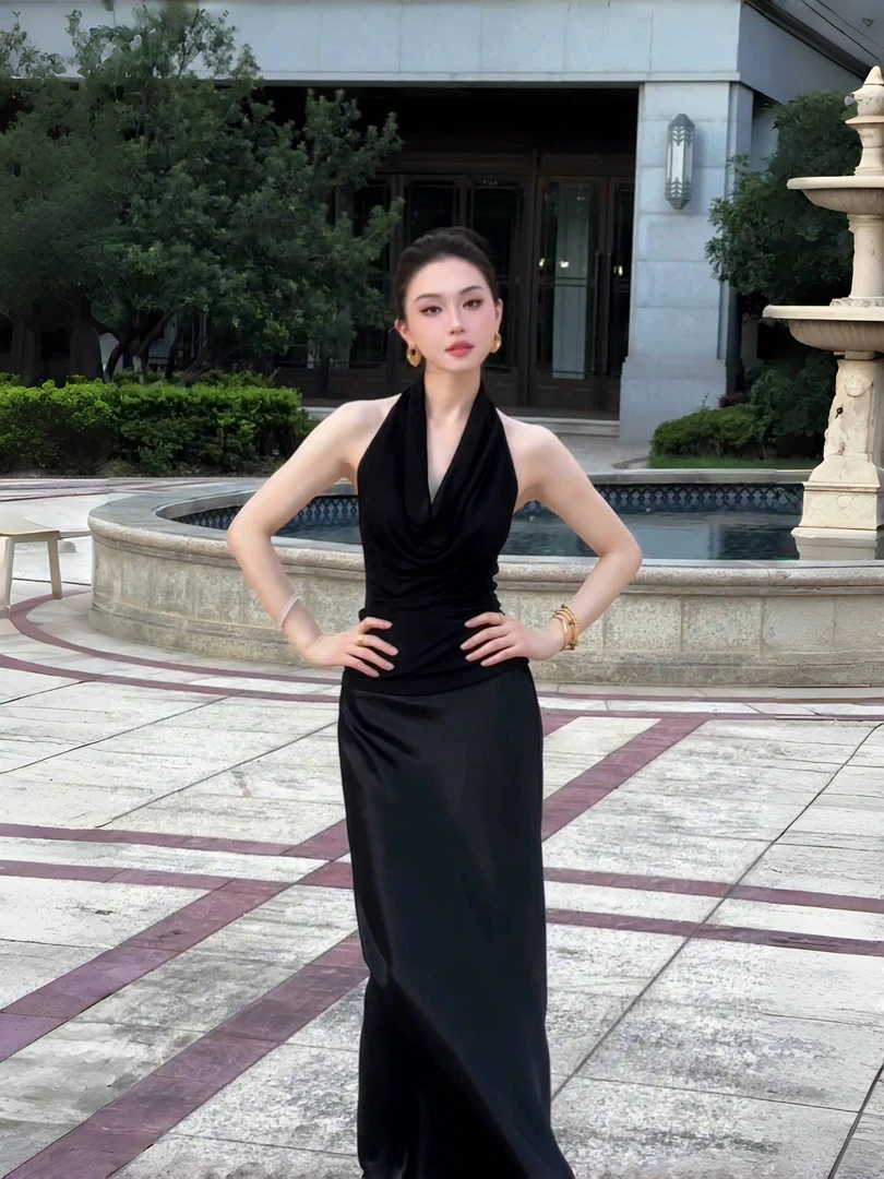 裁一2025新品针织荡领上衣25-24上衣