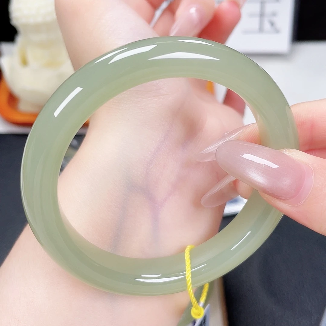 和田玉手镯未镶嵌5859