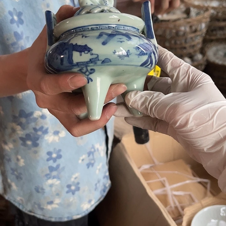 老瓷器 微瑕处理 介意勿拍