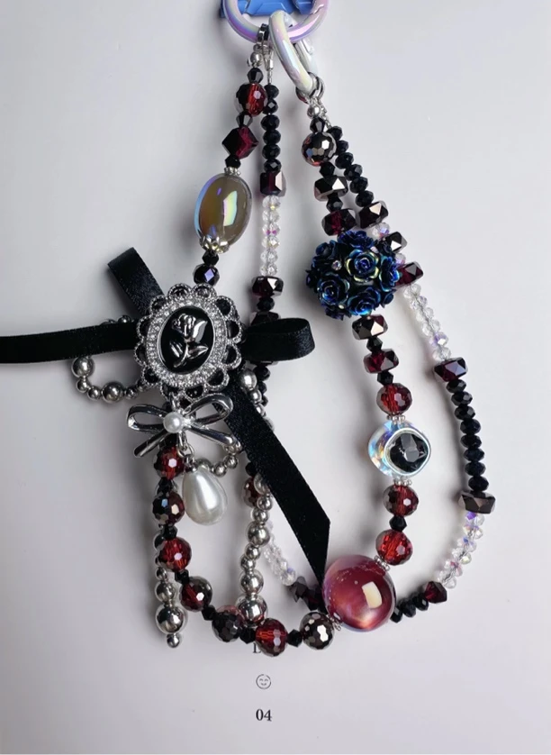 暗黑系重工手机链手工时尚创意个性diy