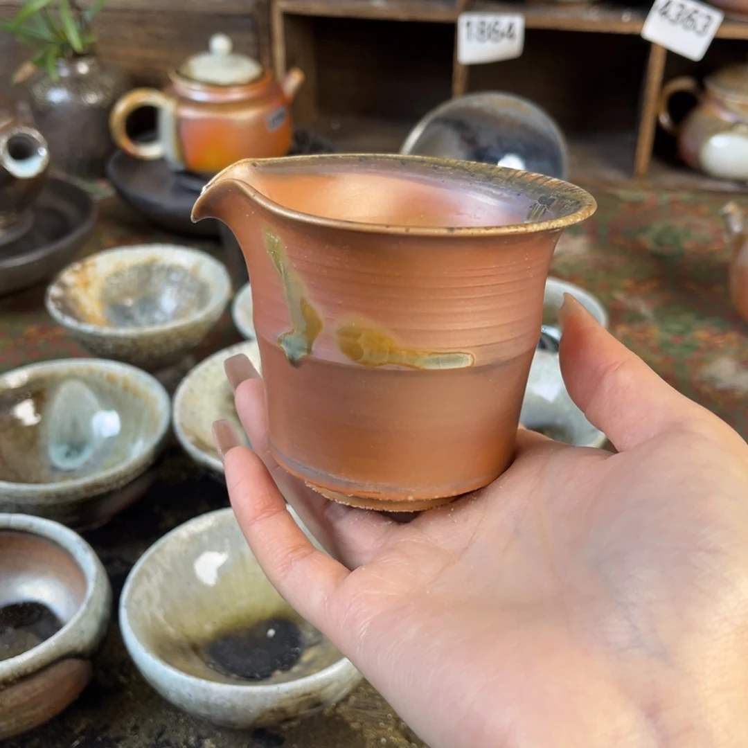 杯柴烧茶器公道杯