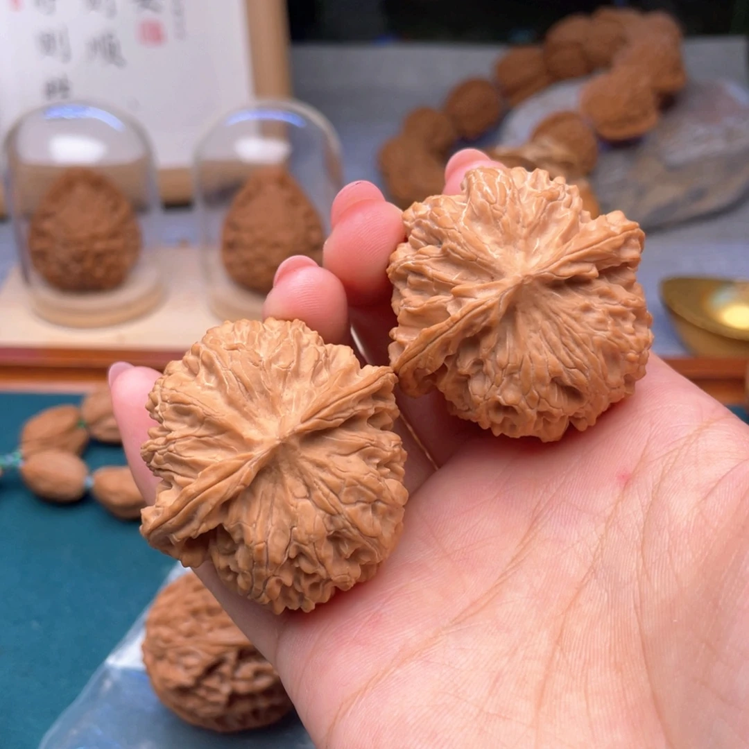 吊坠文玩核桃42尺全品苹果园