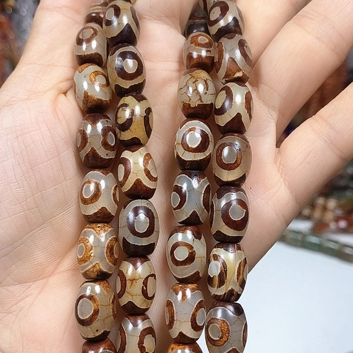 玛瑙/玉髓未镶嵌珠宝半成品玛瑙天珠卡10*14mm
