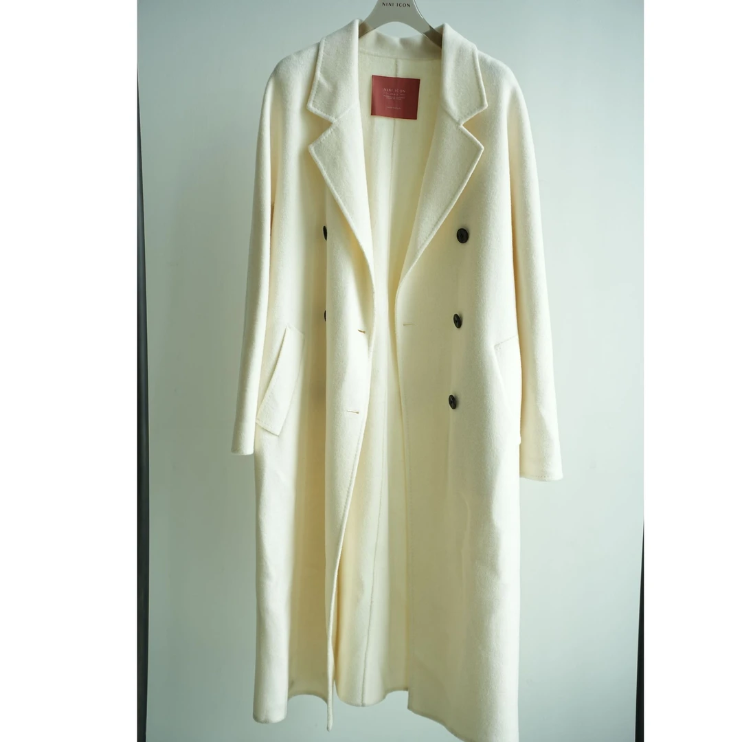 【NINI ICON商场同款清仓】秋冬长款双面呢大衣11196
