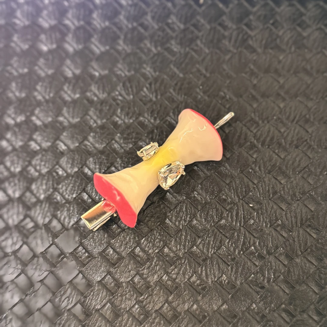 苹果核千金风可爱边夹A041