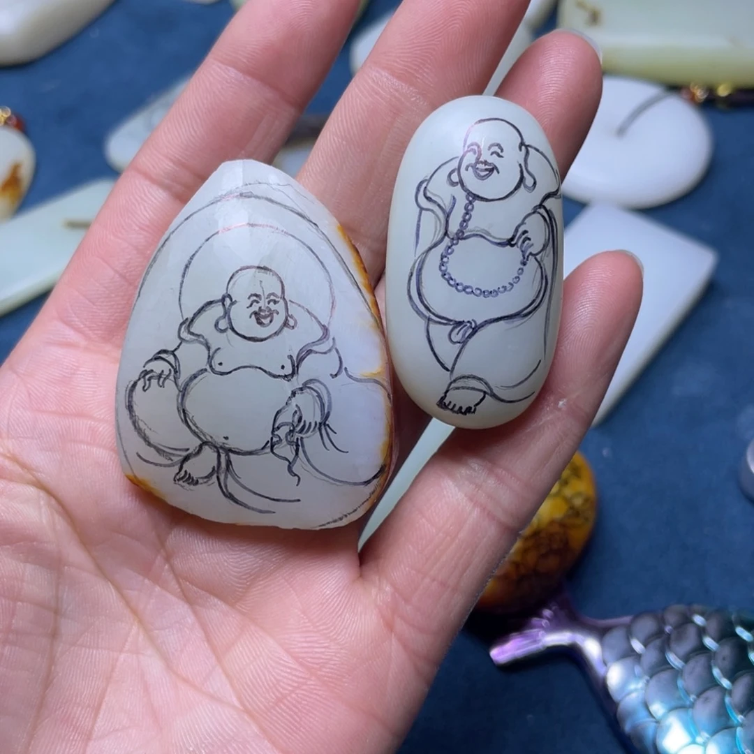 定制和田玉吊坠未镶嵌杭*