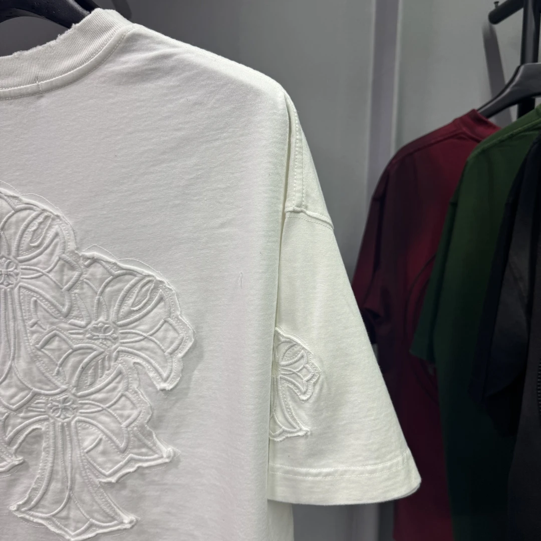 【2503】十字花2025潮流新款宽松休闲百搭短袖T恤（男女同款）