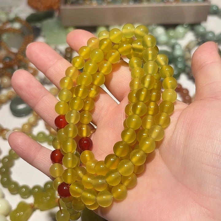 蛇纹石玉未镶嵌手串