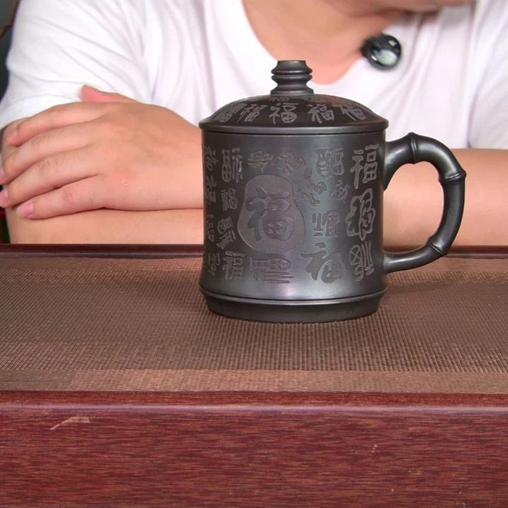 茶杯紫砂高货放漏