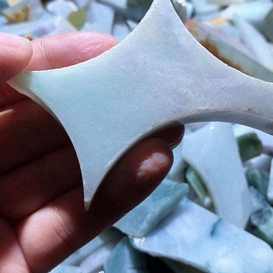 散珠翡翠边角料61