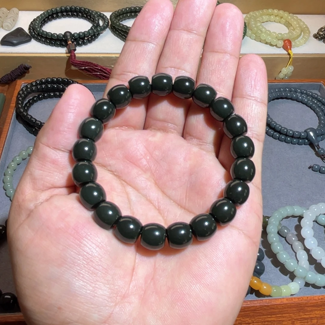 和田玉未镶嵌手链