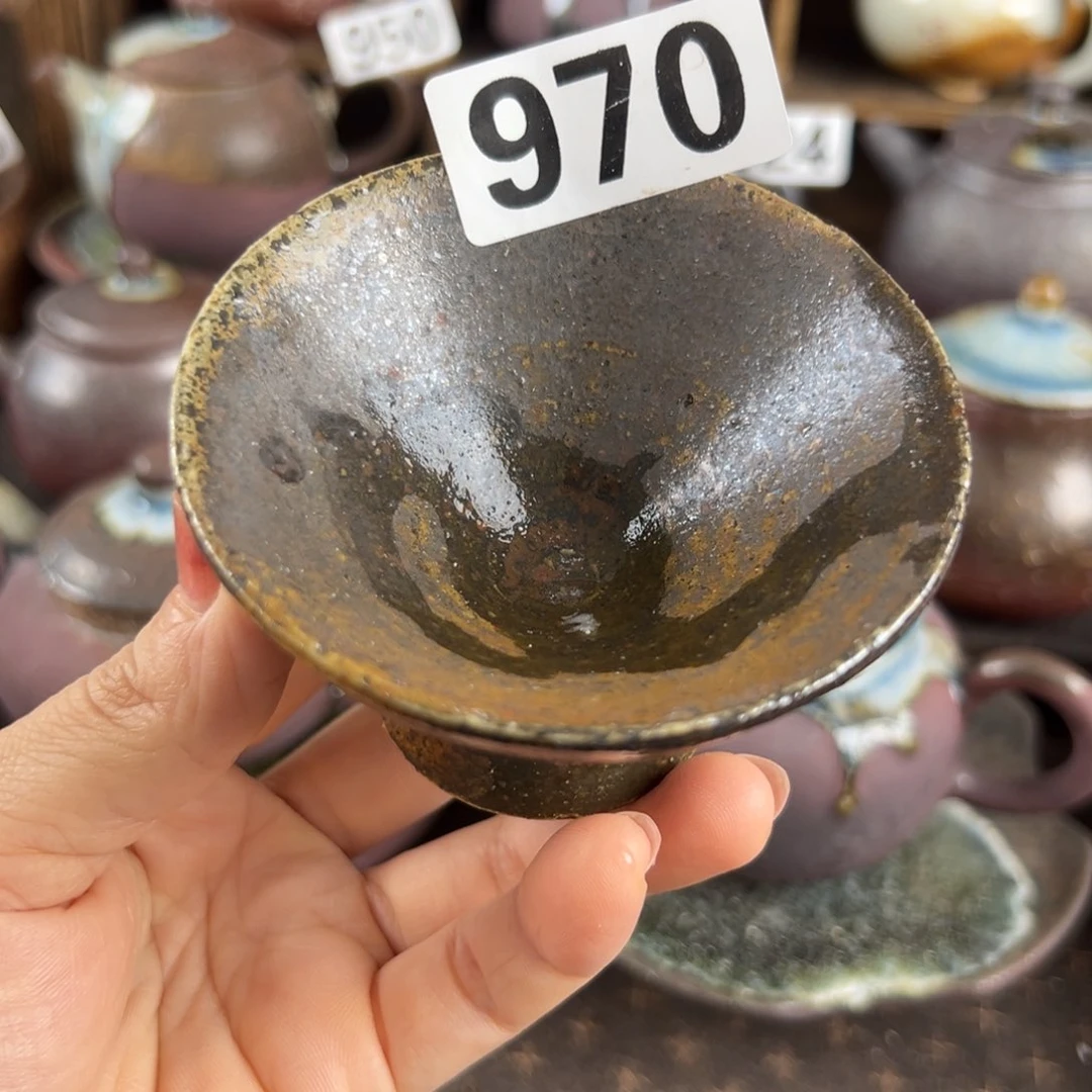 杯柴烧茶器主人杯