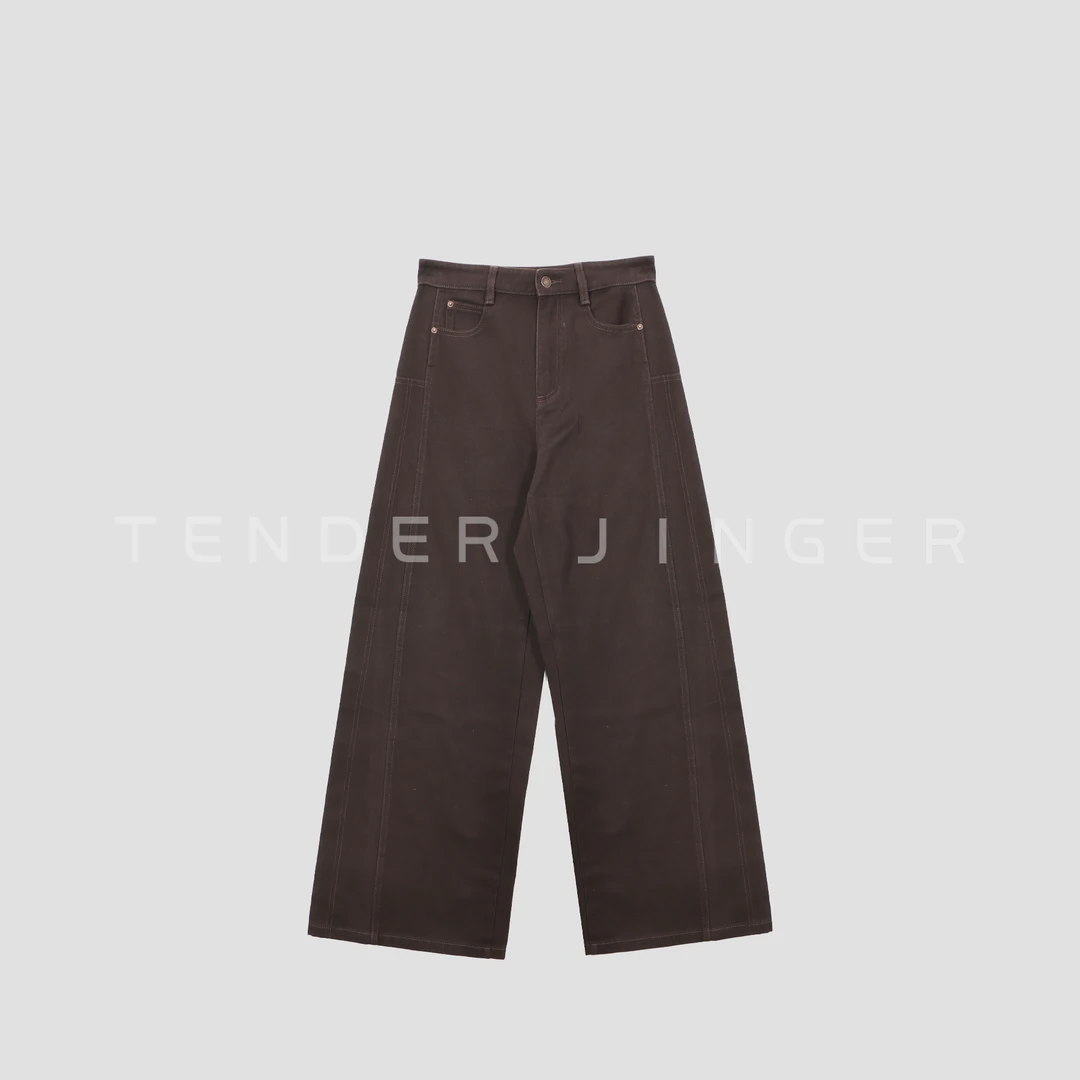 Tender Jinger｜线下专供 精漂棉时髦随性显瘦牛仔裤T54YON298X