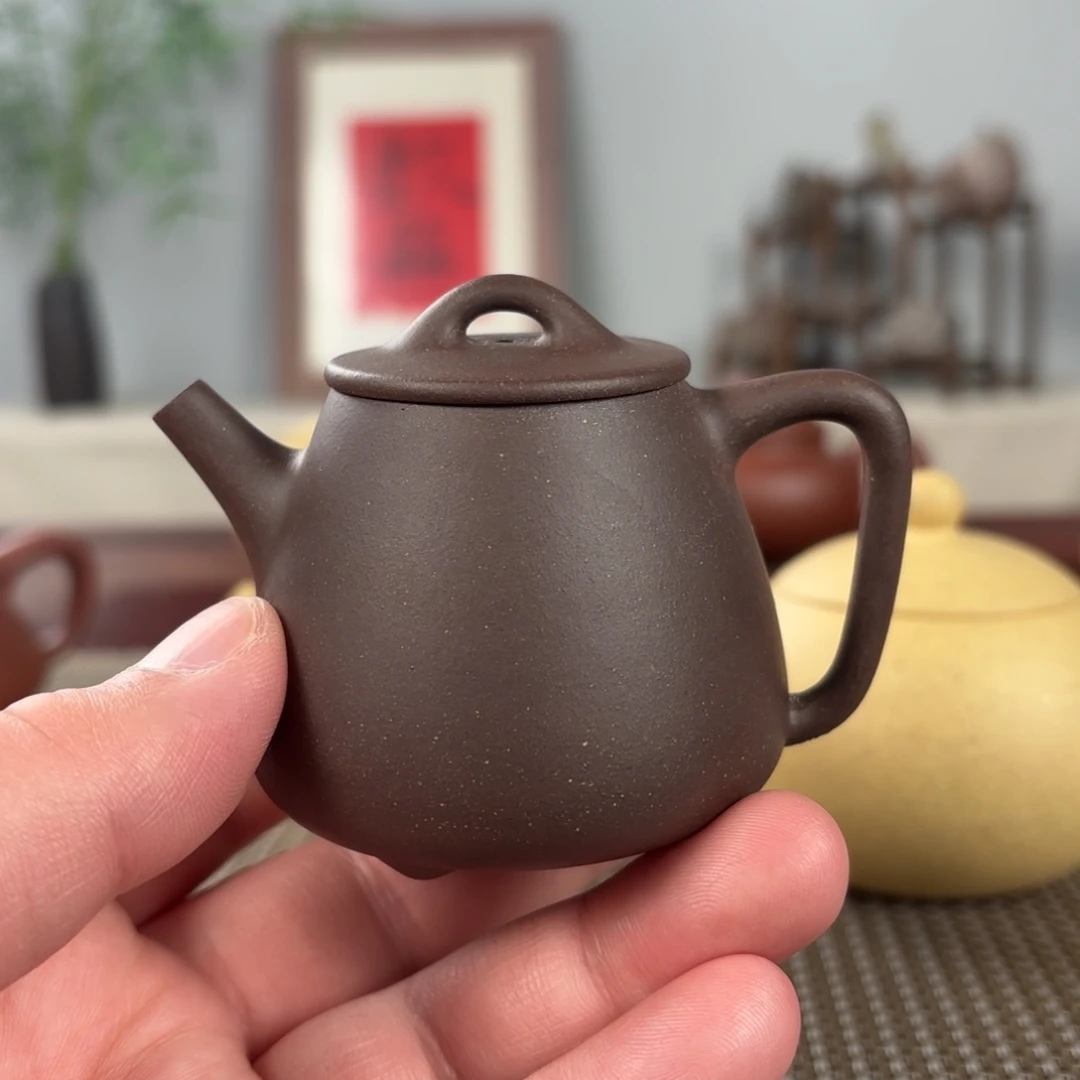 紫砂茶壶黄龙山原矿紫砂壶