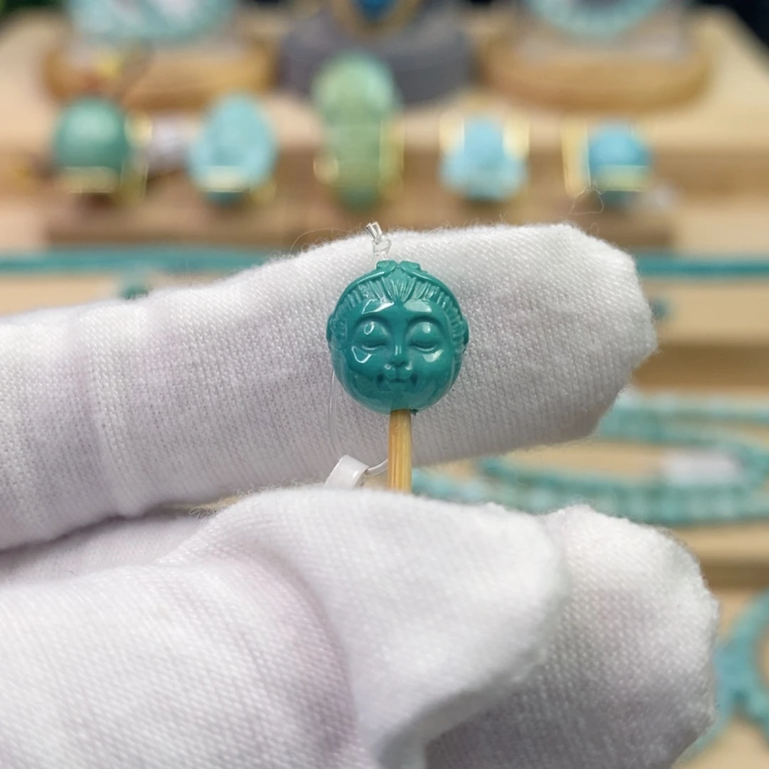 绿松石18K金镶嵌绿松石