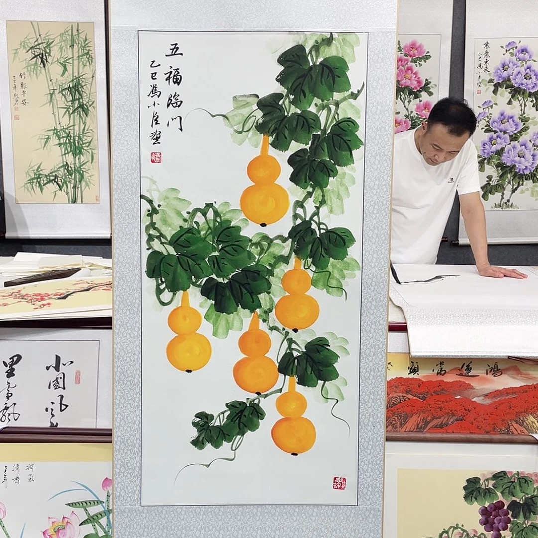 国画手绘画绘画作品