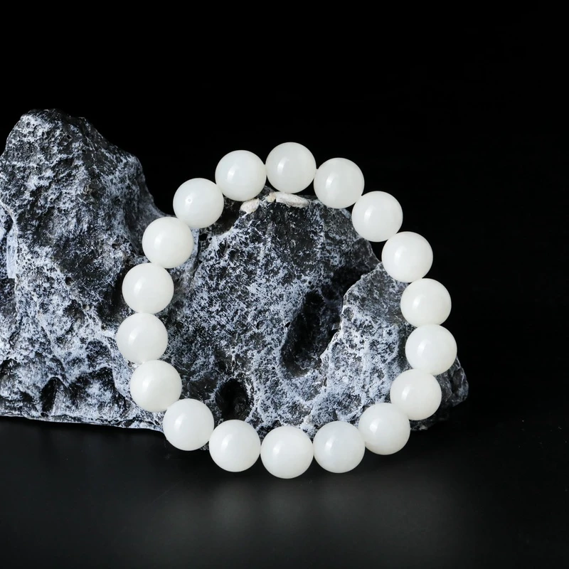 和田玉圆珠手串12mm48g 29240816-99