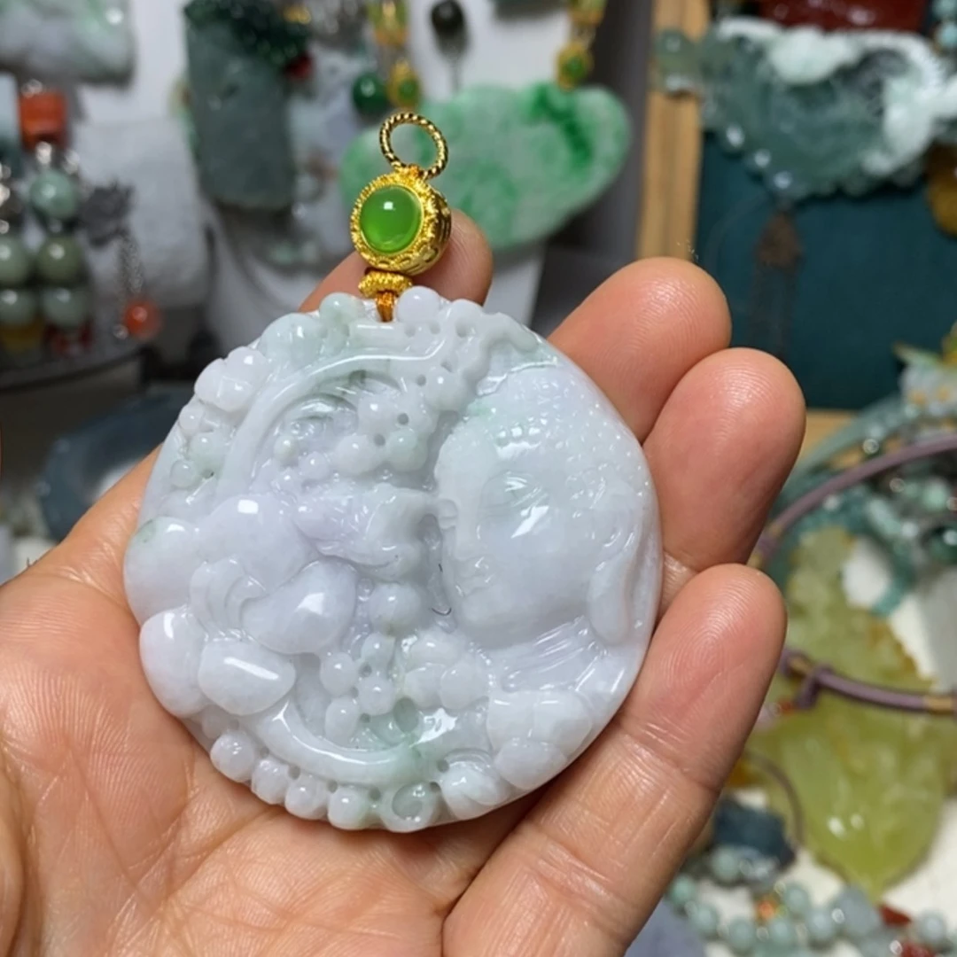 【闪购商品】翡翠吊坠(赠链)未镶嵌