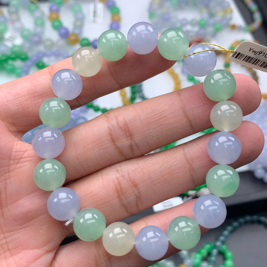 翡翠未镶嵌毛衣链