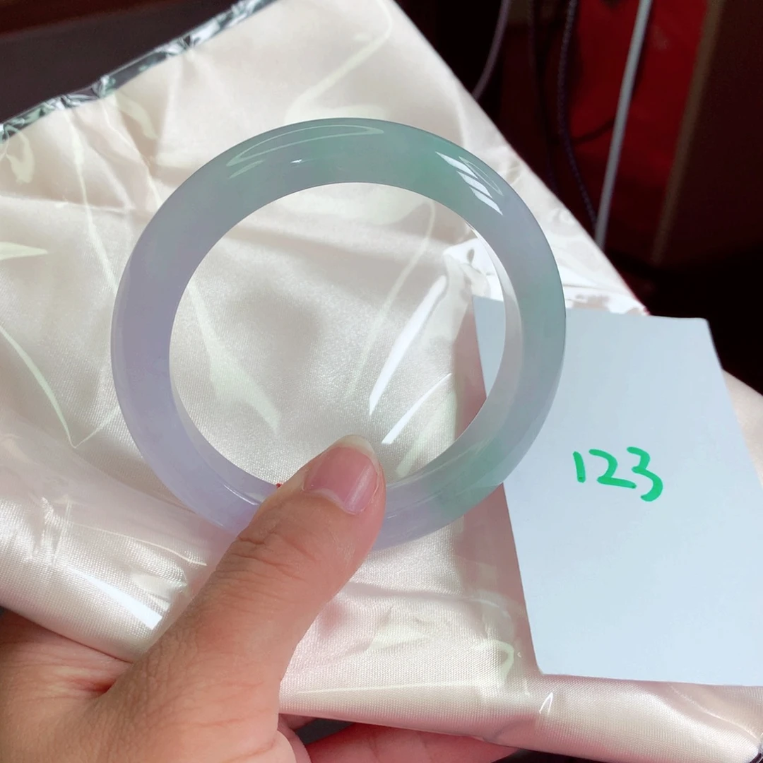 未镶嵌手镯翡翠缅甸天然A货翡翠手镯60.4