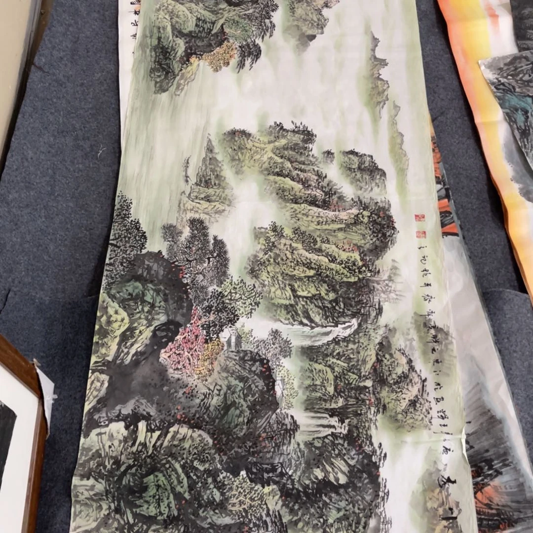 国画处理作品看好再拍哦