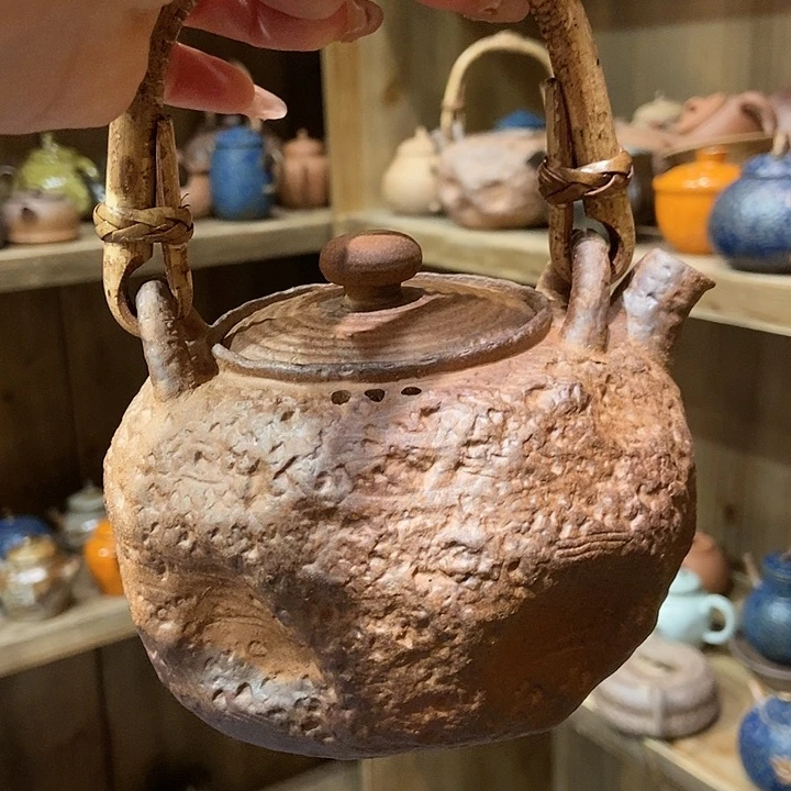 柴烧老岩泥高端茶器