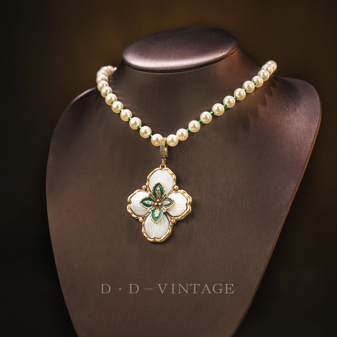 铜合金仿水晶项链 项链欧美气质